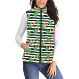 Horseshoes Pattern Print Design 01 Women's Padded Vest