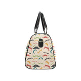 Mustache Beard Pattern Print Design 03 Travel Bag