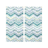 zigzag chevron paint design pattern Gauze Curtain