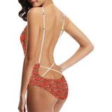 Red Tomato Pattern Women's One-Piece Swimsuit