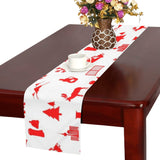 Canada Pattern Print Design 04 Table Runner