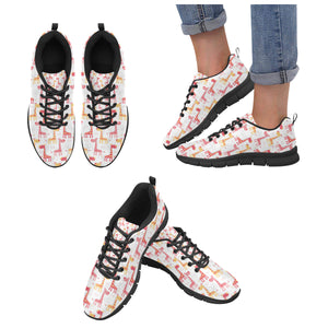 Giraffe Pattern Print Design 03 Women's Sneaker Shoes