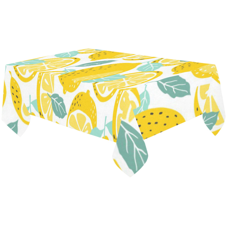 lemon design pattern Tablecloth