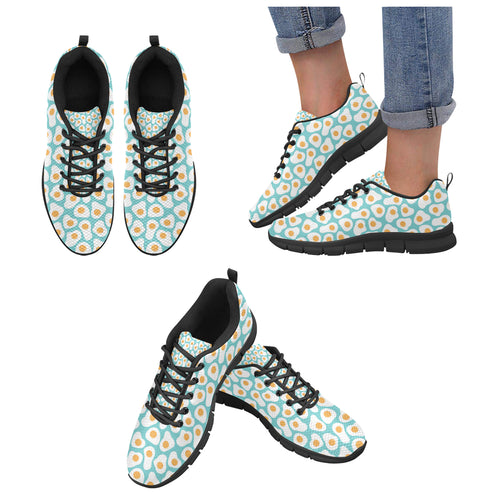 Fried Eggs Pattern Print Design 04 Women's Sneaker Shoes