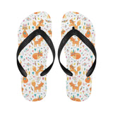 cute tribal fox pattern Unisex Flip Flops