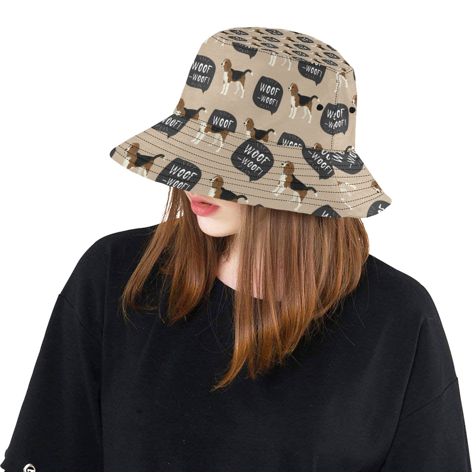 Beagle pattern Unisex Bucket Hat