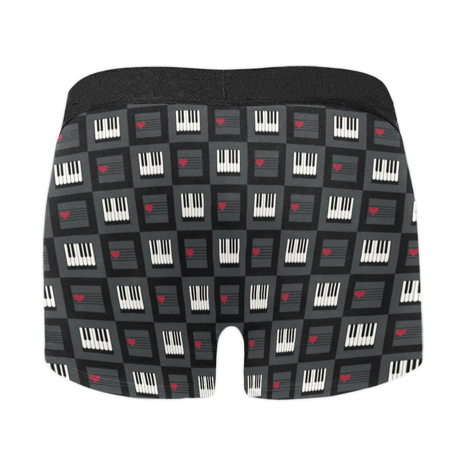 Piano Pattern Print Design 05 Men's All Over Print Boxer Briefs Men's Underwear