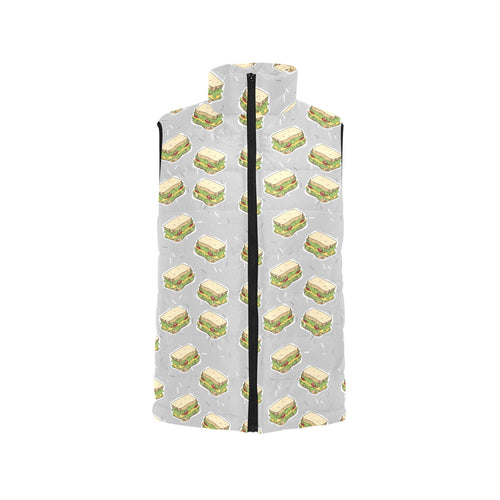 Sandwich Pattern Print Design 05 Men's Padded Vest