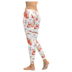 Watercolor fancy carp pattern Women's Legging Fulfilled In US