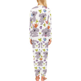 Cute koalas teapots tea Women's All Over Print Pajama Set