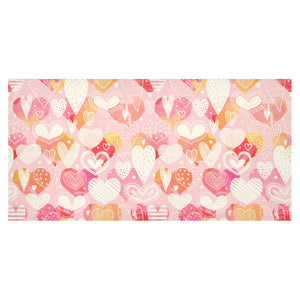 Hand drawn heart design pattern Tablecloth