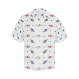 Cute helicopter star pattern Men's All Over Print Hawaiian Shirt