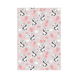 Cute panda ballon heart pattern House Flag Garden Flag