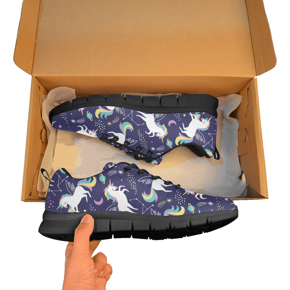 Hand drawn cute unicorn star planet Men's Sneaker Shoes