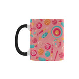 Colorful candy pattern Morphing Mug Heat Changing Mug