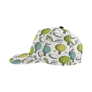 Hot Air Balloon Bird Cloud Pattern All Over Print Snapback Cap