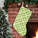 Fried Eggs Pattern Print Design 01 Christmas Stocking