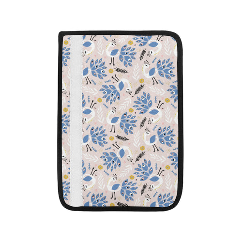 Cute peacock pattern Car Seat Belt Cover
