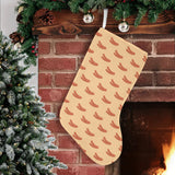 Sausage Pattern Print Design 03 Christmas Stocking