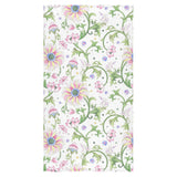 Beautiful pink lotus waterlily leaves pattern Bath Towel