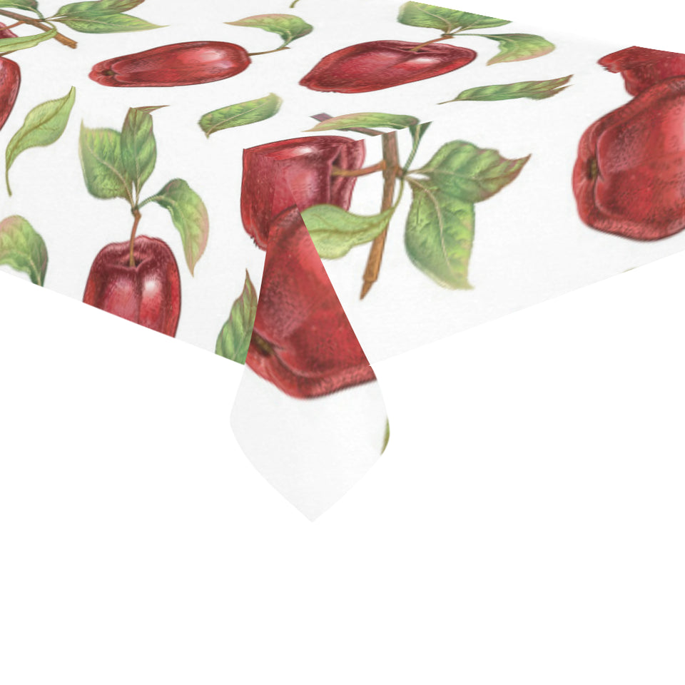 Red apples pattern Tablecloth