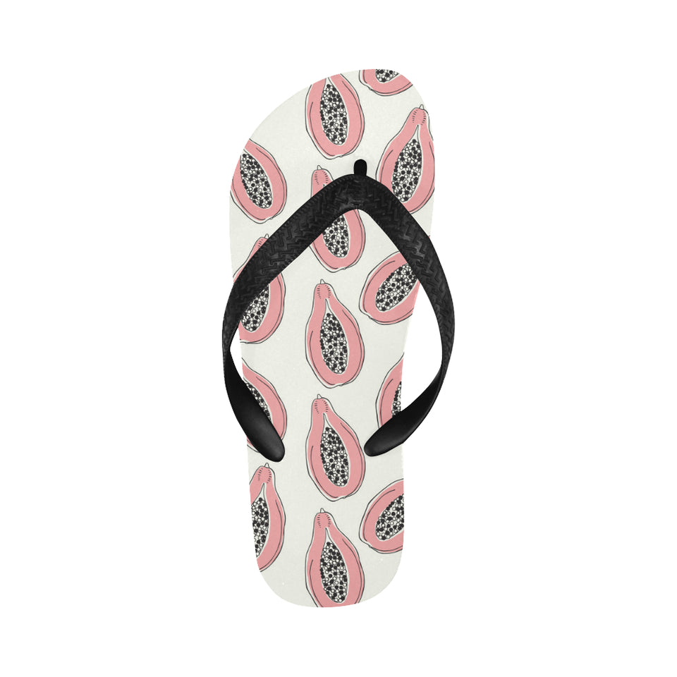 papaya pattern Unisex Flip Flops