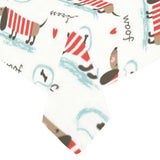 Cute dachshund bone pattern Tablecloth