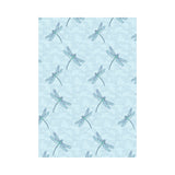 Dragonfly pattern blue background House Flag Garden Flag