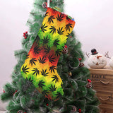 Canabis Marijuana Weed Pattern Print Design 03 Christmas Stocking