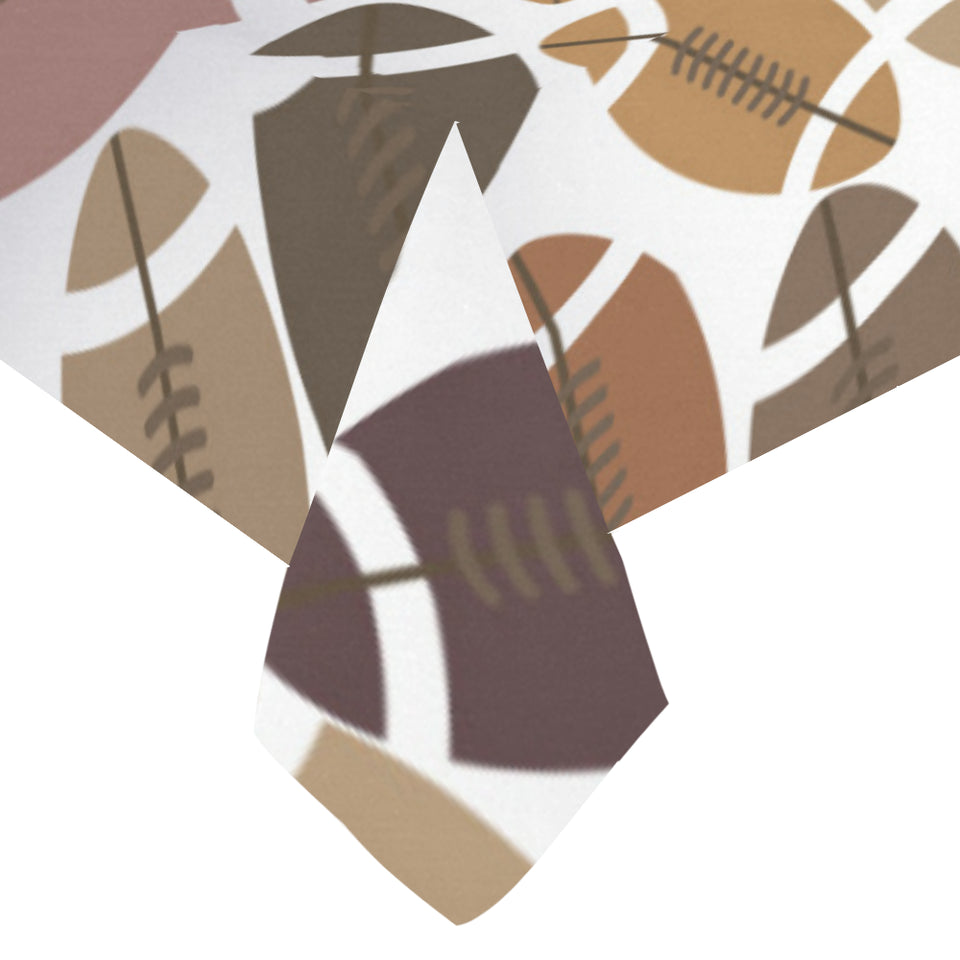 American football ball pattern Tablecloth