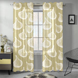 Garlic design pattern Gauze Curtain