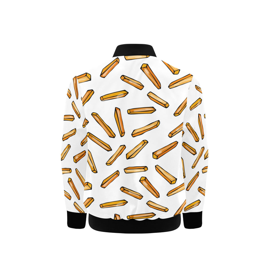 French fries potato pattern Kids' Boys' Girls' Bomber Jacket