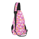 Hibiscus Pattern Print Design 01 All Over Print Chest Bag