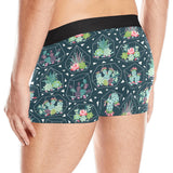 Cactus glass terrarium pattern Men's All Over Print Boxer Briefs Men's Underwear