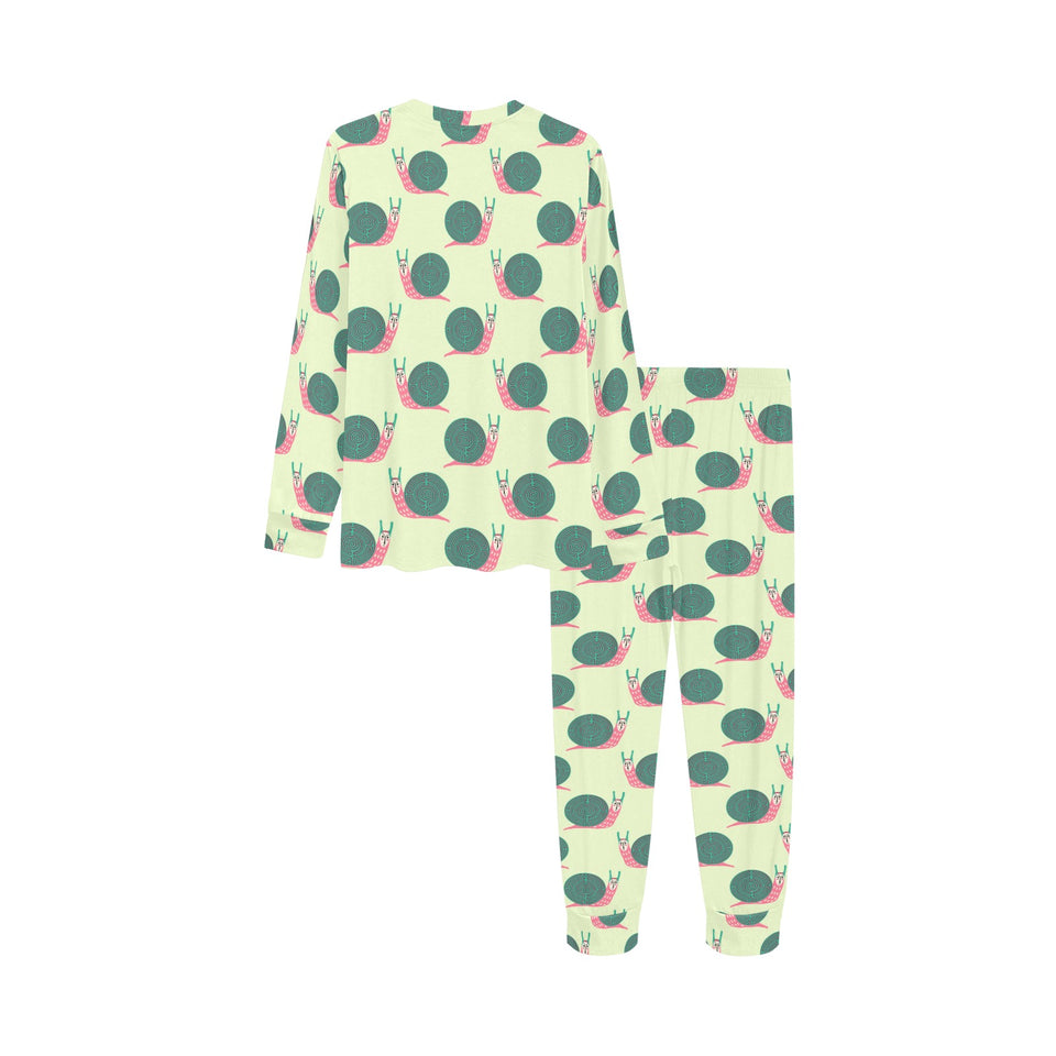 Snail Pattern Print Design 04 Kids' Boys' Girls' All Over Print Pajama Set