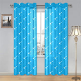 Darts Pattern Print Design 05 Gauze Curtain