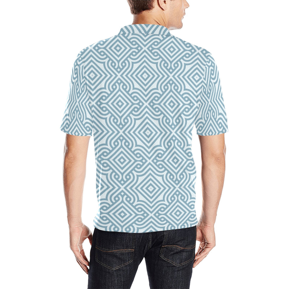 arabic pattern Men's All Over Print Polo Shirt