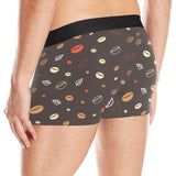 Coffee bean leave pattern Men's All Over Print Boxer Briefs Men's Underwear