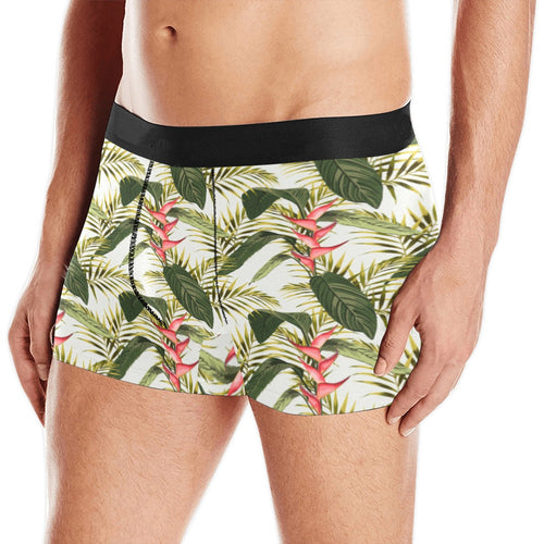heliconia pattern Men's All Over Print Boxer Briefs Men's Underwear