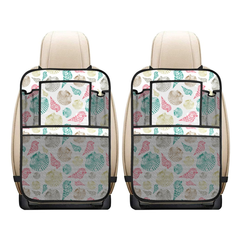Colorful shell pattern Car Seat Back Organizer