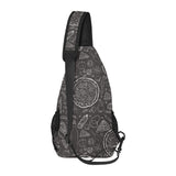 Pizza pattern All Over Print Chest Bag