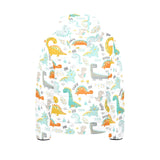 Cute funny kids dinosaurs pattern Kids' Boys' Girls' Padded Hooded Jacket