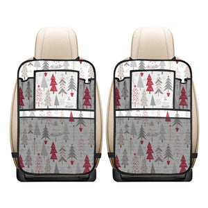 Cute Christmas tree pattern Car Seat Back Organizer