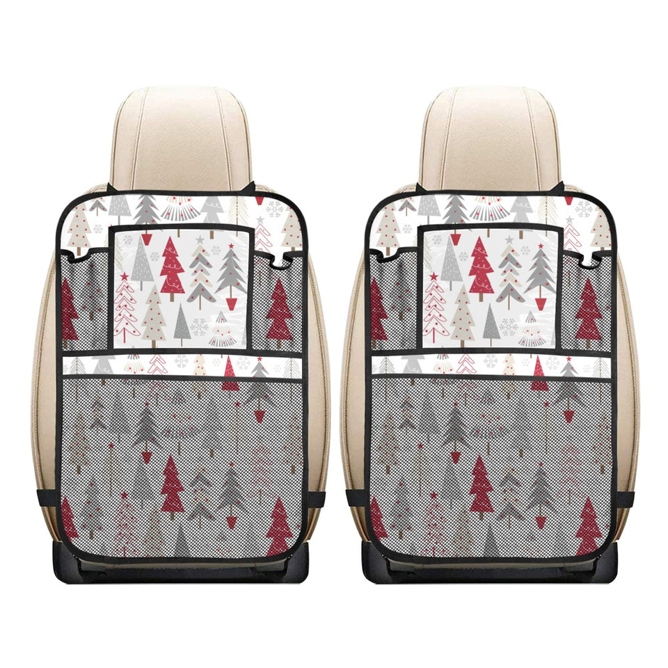 Cute Christmas tree pattern Car Seat Back Organizer