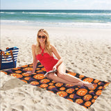 Halloween Pumpkin pattern Beach Towel