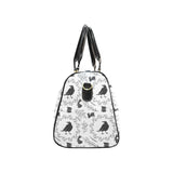 Crows floral wreath rabbit pattern Travel Bag