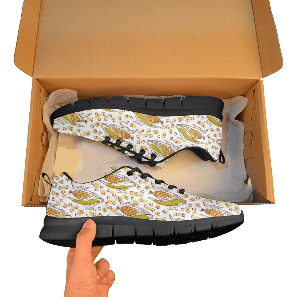 Corn Pattern Print Design 02 Men's Breathable Sneakers ( Model 055)