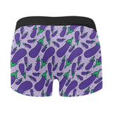 Eggplant Pattern Print Design 03 Men's All Over Print Boxer Briefs Men's Underwear