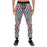 Colorful zebra skin pattern Unisex Casual Sweatpants