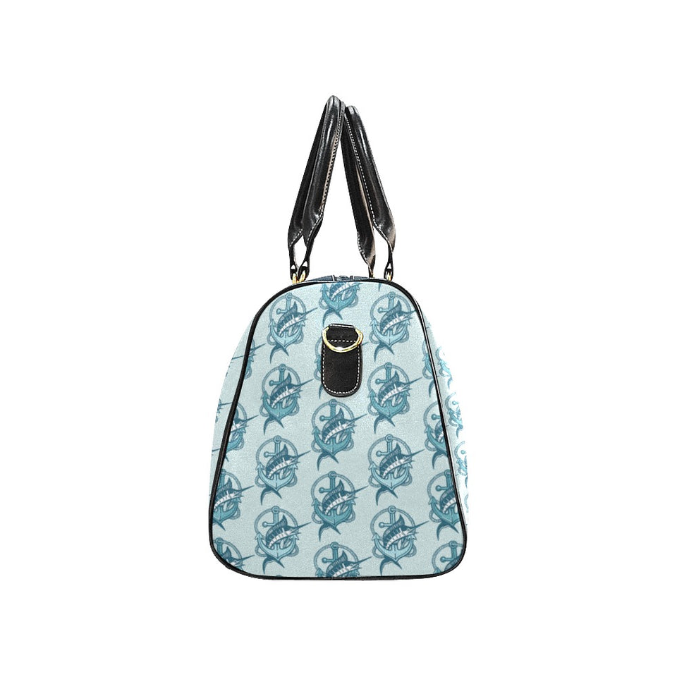Swordfish Pattern Print Design 05 Travel Bag